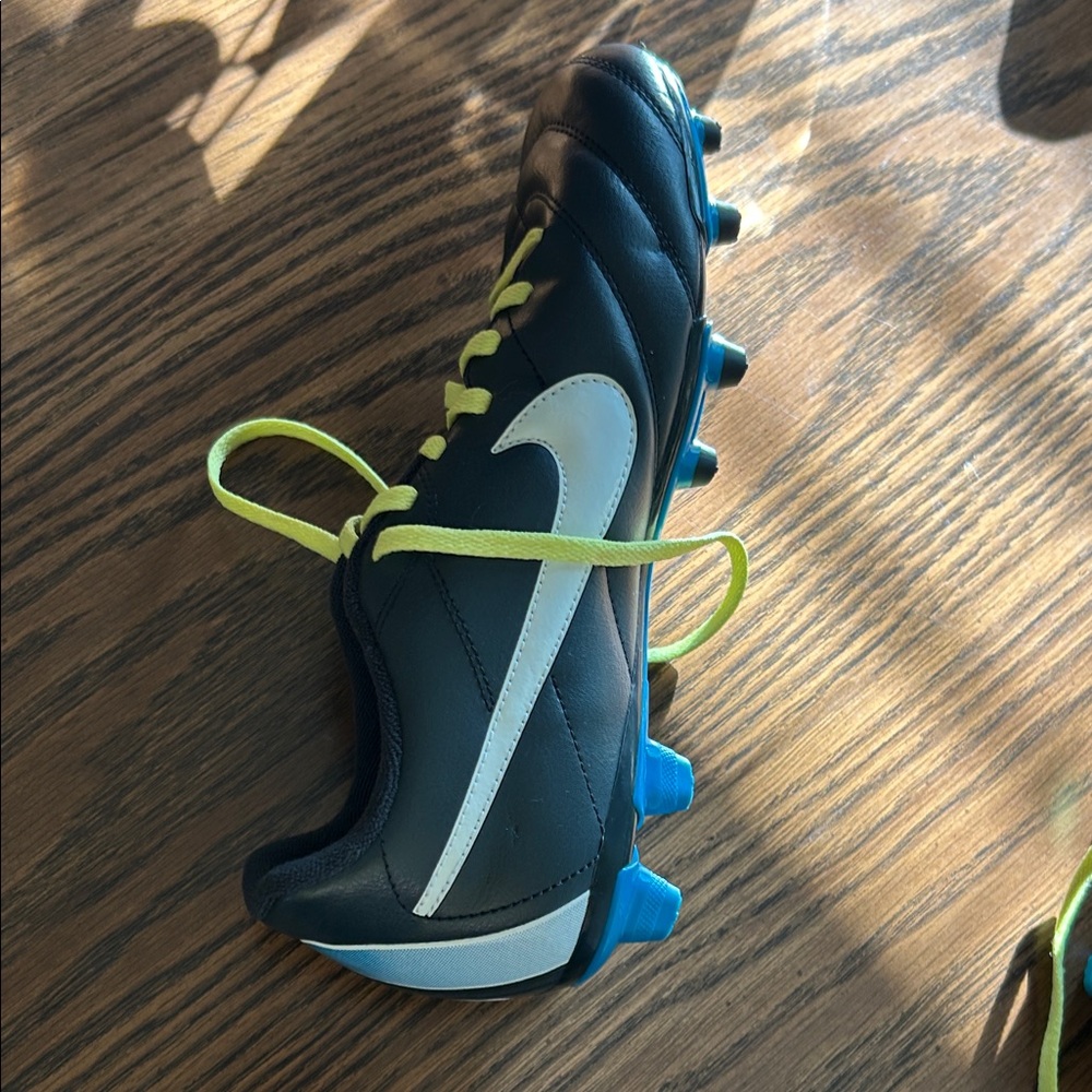 New Nike women’s cleats - Black, White, and Neon Green